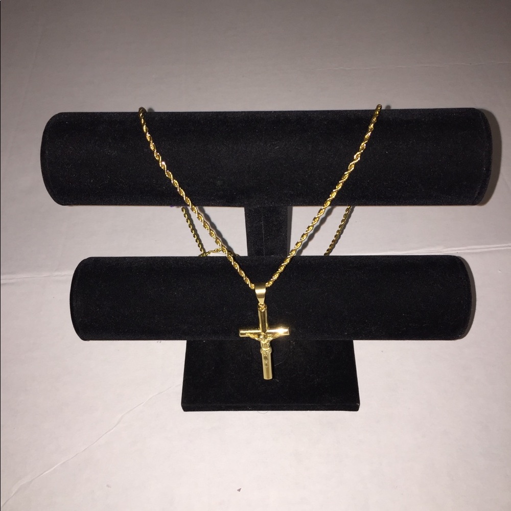 Fashion Gold Cross Chain large